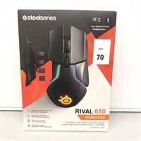 STEEL SERIES RIVAL 650 WIRELESS GAMING MOUSE