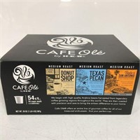 54 PODS CAFÉ OLE MEDIUM ROAST COFFEE BEST BEFORE