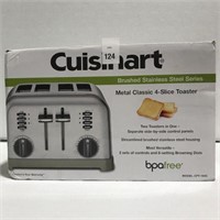 CUISNART METAL CLASSIC 4 SLICE TOASTER