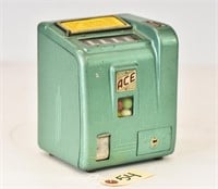 1940's Ace Poker Gum Ball Slot Machine