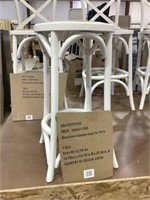 Backless Counter Bar Stool 26 Inch Ivory