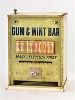 Vintage Gum and Mint Bar Gum Vending Machine
