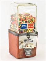 Vintage Atlas Master Gum Ball Vending Machine