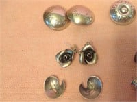 Lot Of Sterling Earrings Some With Stones