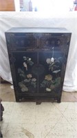 VINTAGE ORIENTAL MOTHER OF PEARL INLAID ENTRY