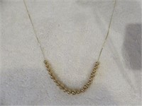 10KT GOLD ADD-A-BEAD NECKLACE 20"