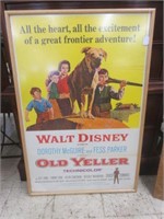 MOVIE POSTER "OLD YELLER" DOROTHY MCGUIRE AND