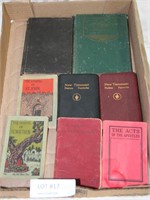 FLAT BOX OF RELIGIOUS BOOKS
