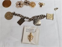 Avon Gold Charms, Jewelry, etc.