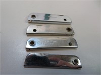 4 Vtg Fob Chain Pocket Knives (2 with advertising)