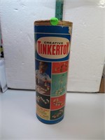 Vintage TinkerToy 180 Pieces (missing lid)