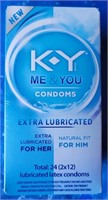 K-Y Me and You Condoms 24 pack