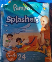 Pampers Splashers Size 3-4 24 pack