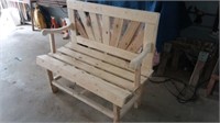 Wood Bench, Donated By Bob Eppen, 46" wide x 21"