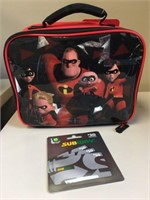 Incredibles Lunch bag $30.00 gift card, Donated