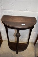 1930's Crescent Shaped Hall Table