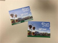 2 Sargents Gift Cards ($25. each) Donated By