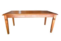 Hand Crafted, Solid Mahogany Dining Table