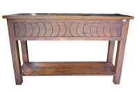 Solid Mahogany Console Table
