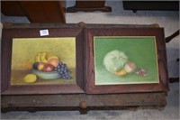 2 Oil on Board Signed "West" 1970