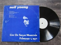 Neil Young Live On Sugar Mountain 1971 Record RARE