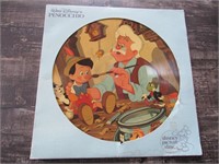 Pinocchio Walt Disney Picture Disc Record Album