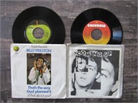 45rpm Paul McCartney Billy Preston Picture Sleeves