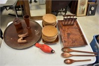 Collection of Wooden Items