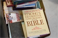 Box of Religious Books ~ Bibles & Etc.