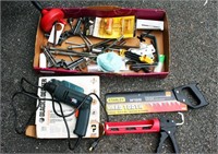Electric Drill, Hand Saw, Misc Hand Tools, Drain