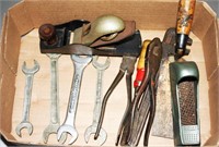 Open End Wrenches, Hand Tools, Chisels, Plane Lot