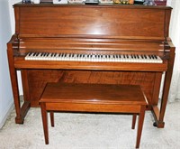 Sohmer & Co. New York Upright Piano w/ Bench