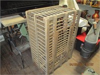 Vtg. Wooden Turkey Crate Stamped Slaybaugh