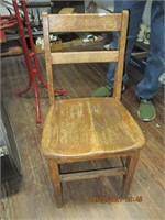 Child Oak School Chair