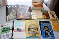 Lot of Cookbooks & Recipe Card File