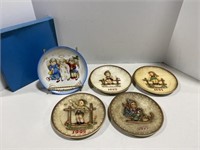 5 Hummel Collectors Plates