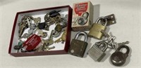 Vintage Pad Locks & Keys