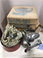 Vintage Kitchenware, (1) Box Ball Jars, and More