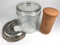 Wine Cooler, Glass Jar, & Fish Jello Cake Mold