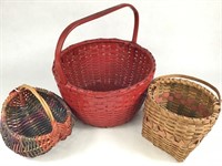 3 Various Style & Size Baskets