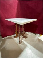ANTIQUE MARBLE TOPPED PARLOUR TABLE
