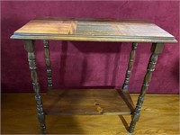 SMALL SIDE TABLE WITH INLAY TOP