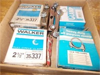 Box w/Many Muffler Clamps