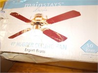 Mainstays 42" Hugger Ceiling Fan- New In Box!