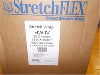 Stretch Flex,  Approx. 18"Wx1500ft.L - New!
