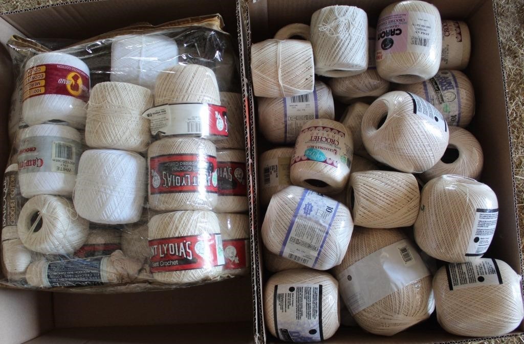 Misc Cotton Crochet Thread (new/unused spools)