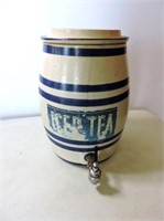 Crown Iced Tea Stoneware Jug