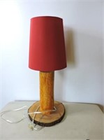 Beaver Twig Folk Art Lamp 24"T