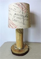 Beaver Twig Folk Art Lamp 23'T
