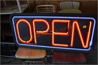 Neon OPEN Sign 36X17 (Works)